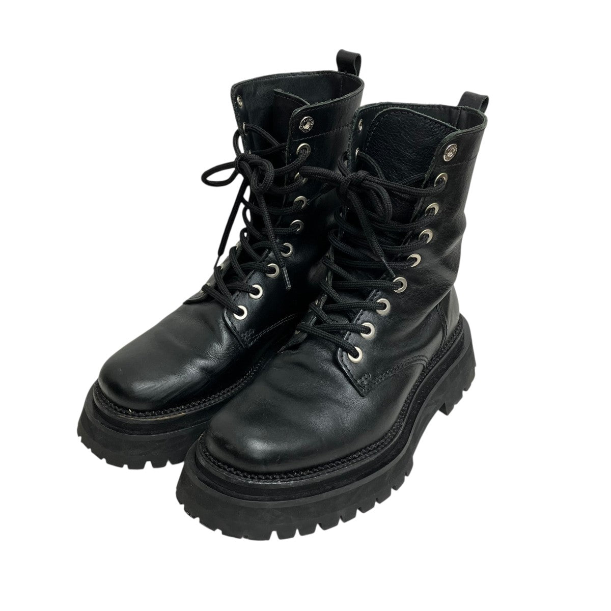 アミパリス amiparis AMI PARIS(アミパリス) レザーシューズ ブラック サイズ 39｜【公式