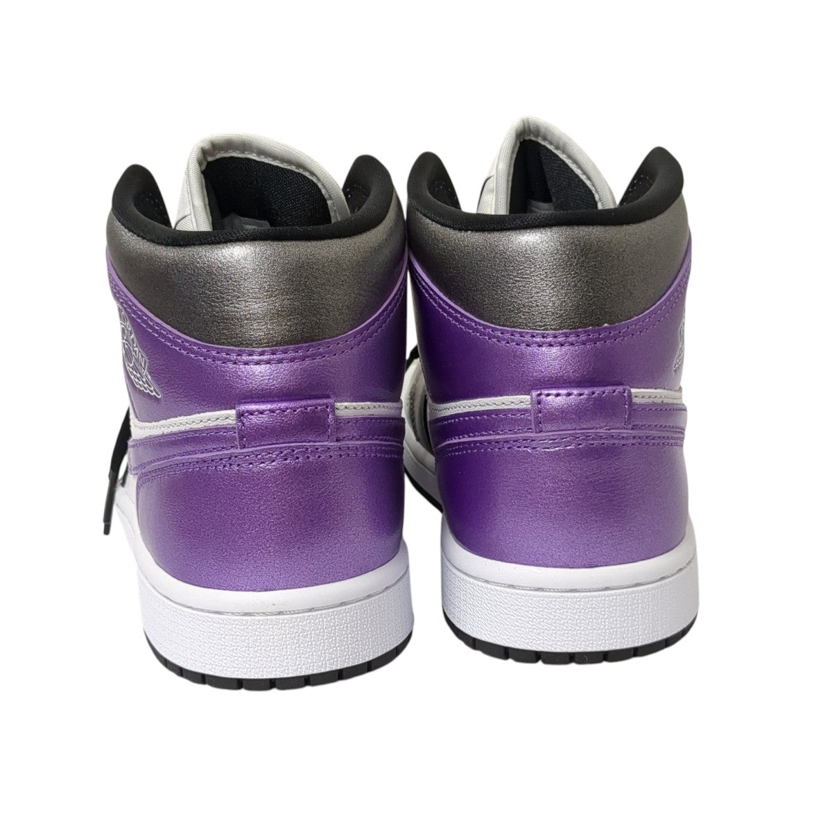 Air Jordan 1 Mid Metallic PurpleスニーカーHJ5911