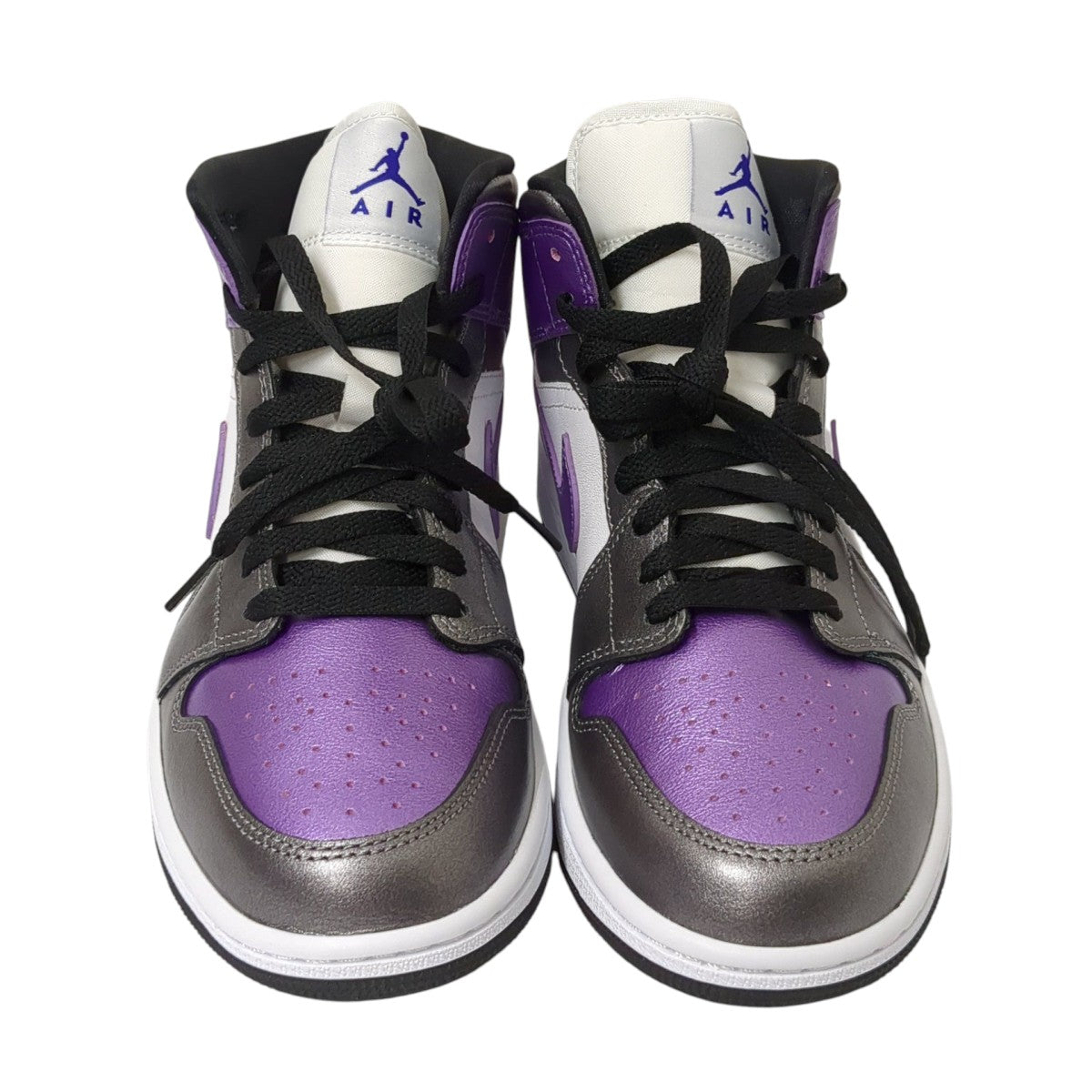 Air Jordan 1 Mid Metallic PurpleスニーカーHJ5911