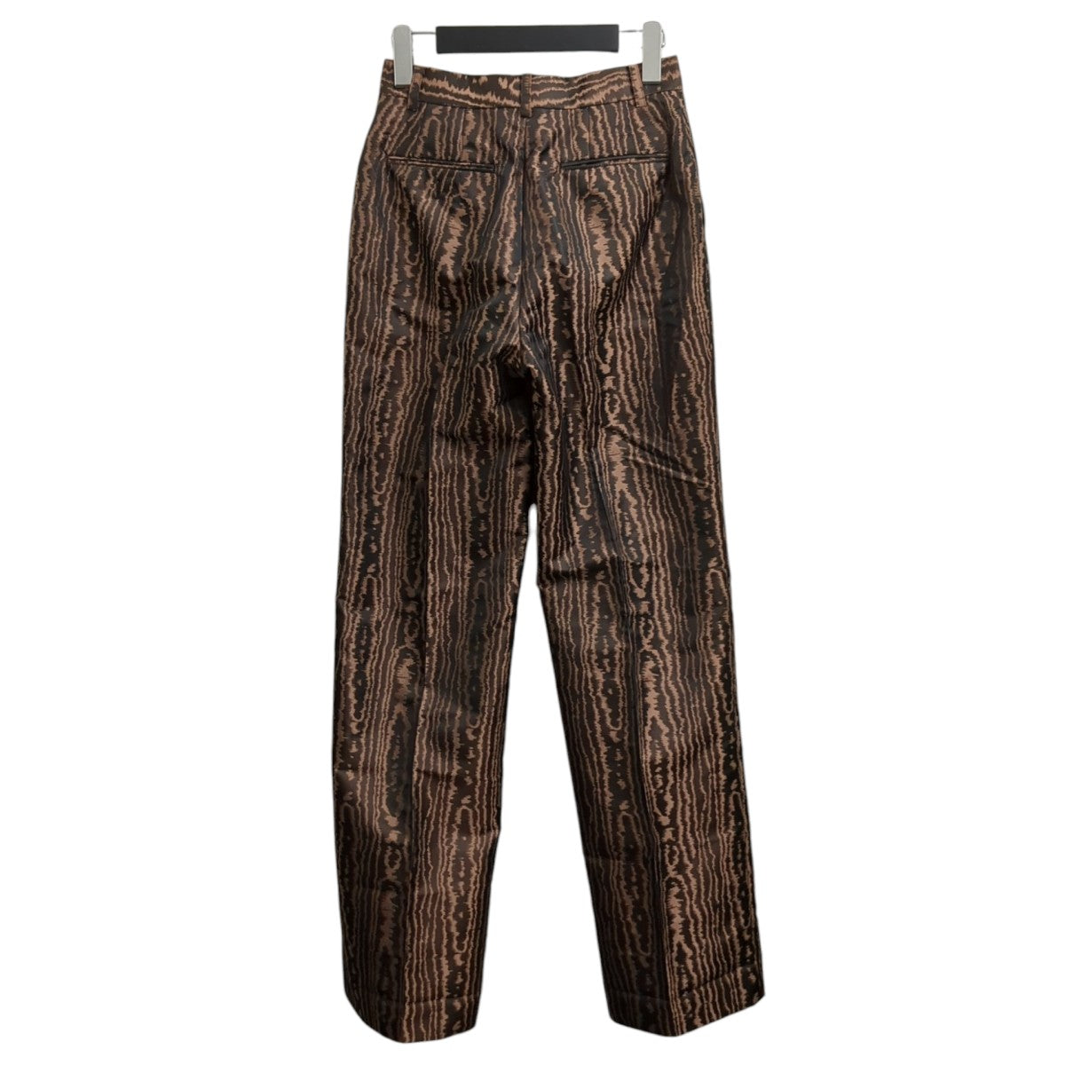 JOHN LAWRENCE SULLIVAN MOIRE JACQUARD STRAIGHT TROUSERSパンツ2D011-0123-10 古着・中古-2枚目のアイテム画像