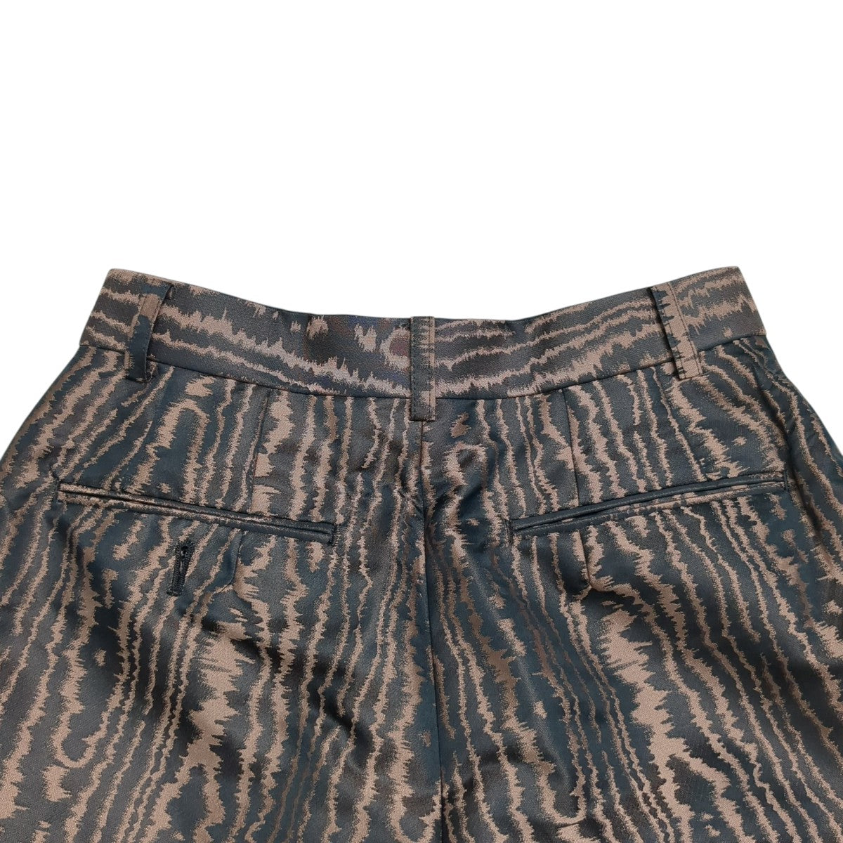 JOHN LAWRENCE SULLIVAN MOIRE JACQUARD STRAIGHT TROUSERSパンツ2D011-0123-10 古着・中古-5枚目のアイテム画像