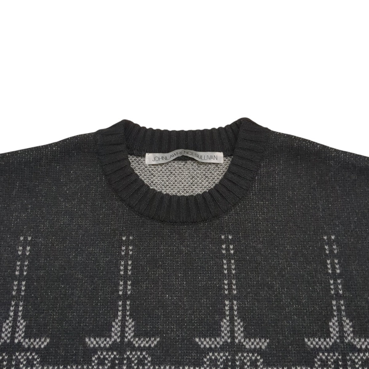23AWFairisle oversized knit sweaterニット4A001-0123-41