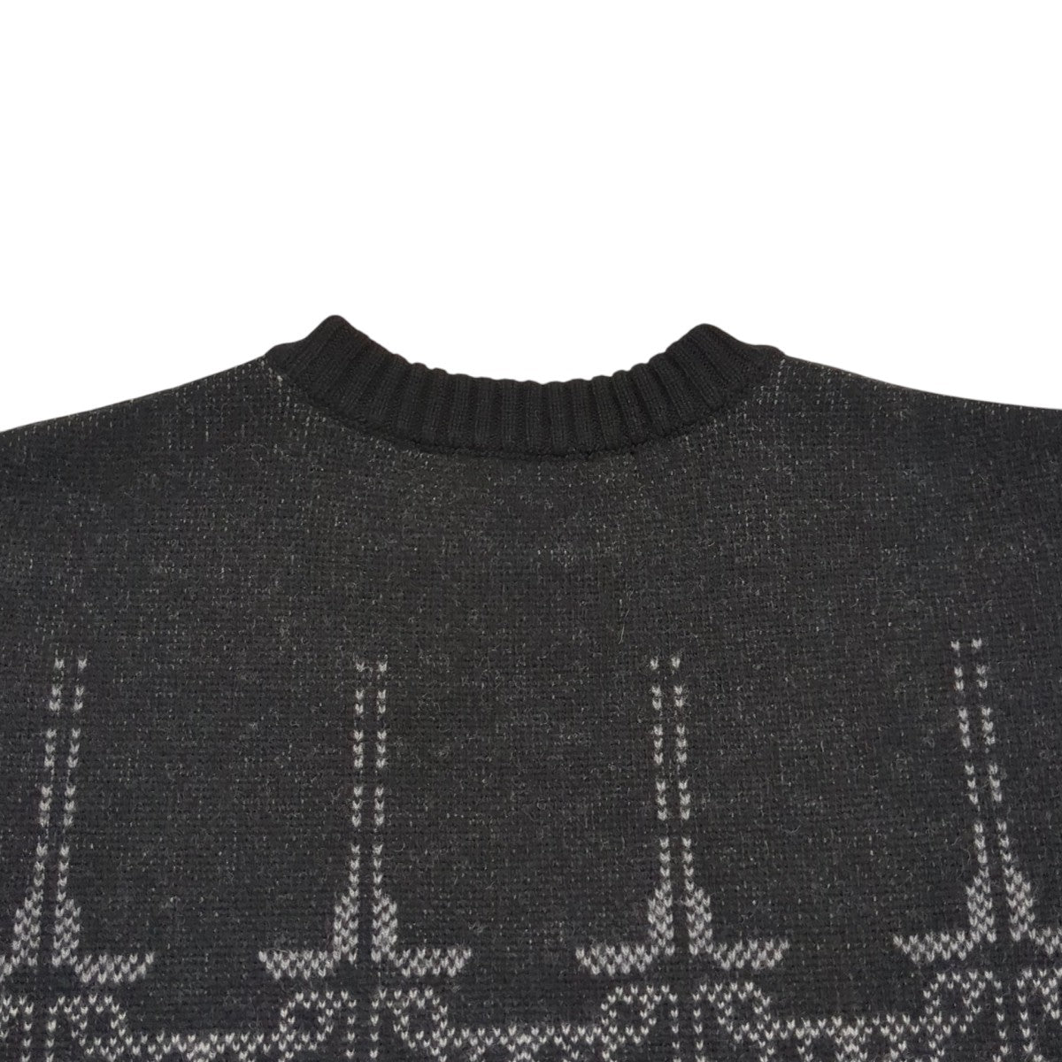 23AWFairisle oversized knit sweaterニット4A001-0123-41