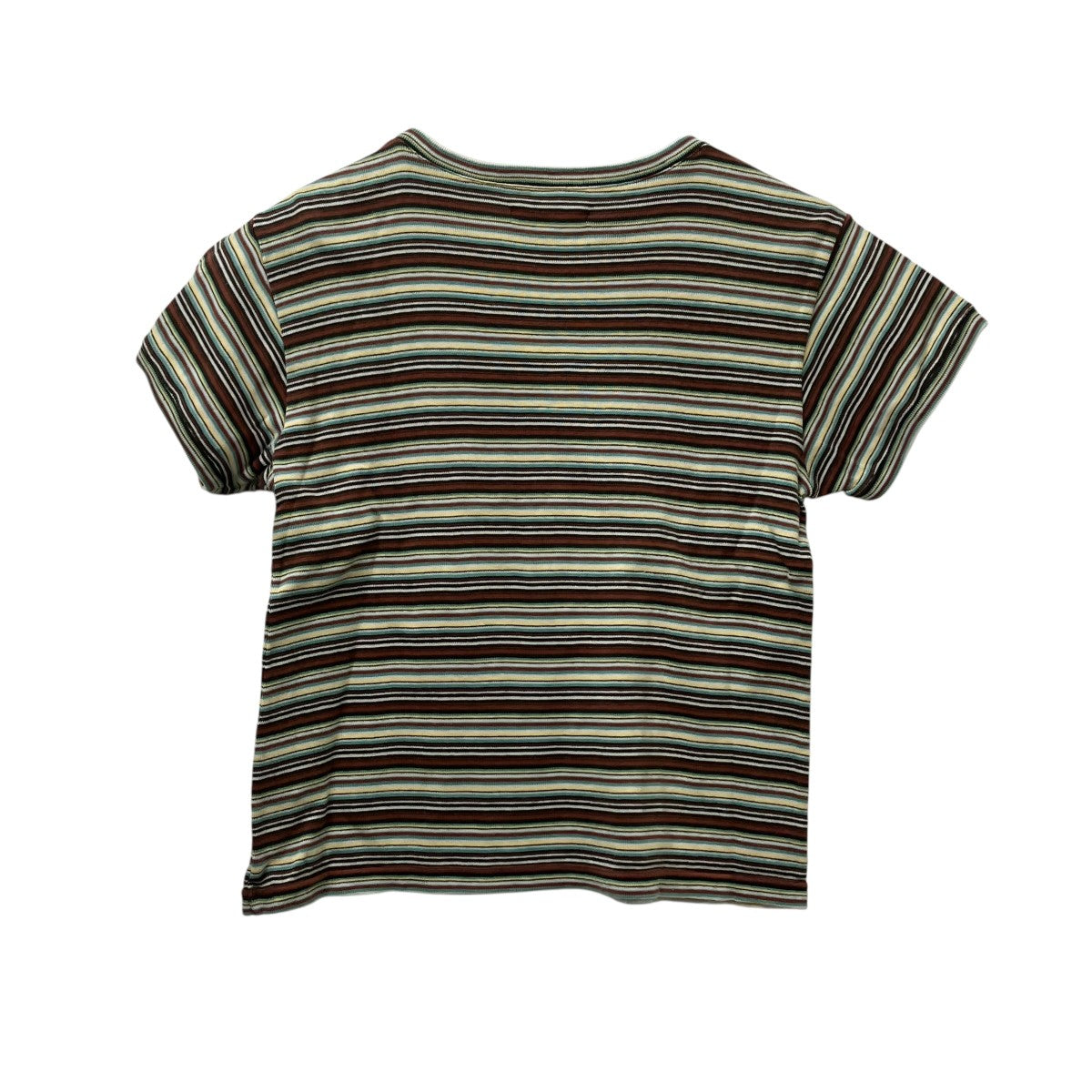 FUMIKA UCHIDA MULTICOLOR STRIPE T-SHIRTTシャツFU-V-CS003 古着・中古-2枚目のアイテム画像