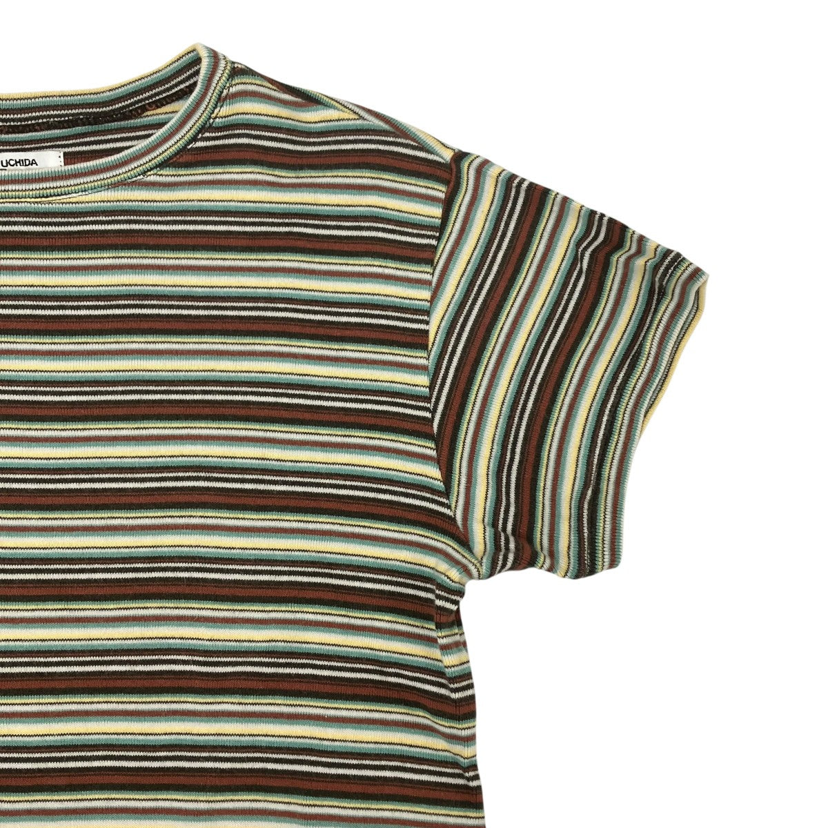 FUMIKA UCHIDA MULTICOLOR STRIPE T-SHIRTTシャツFU-V-CS003 古着・中古-5枚目のアイテム画像
