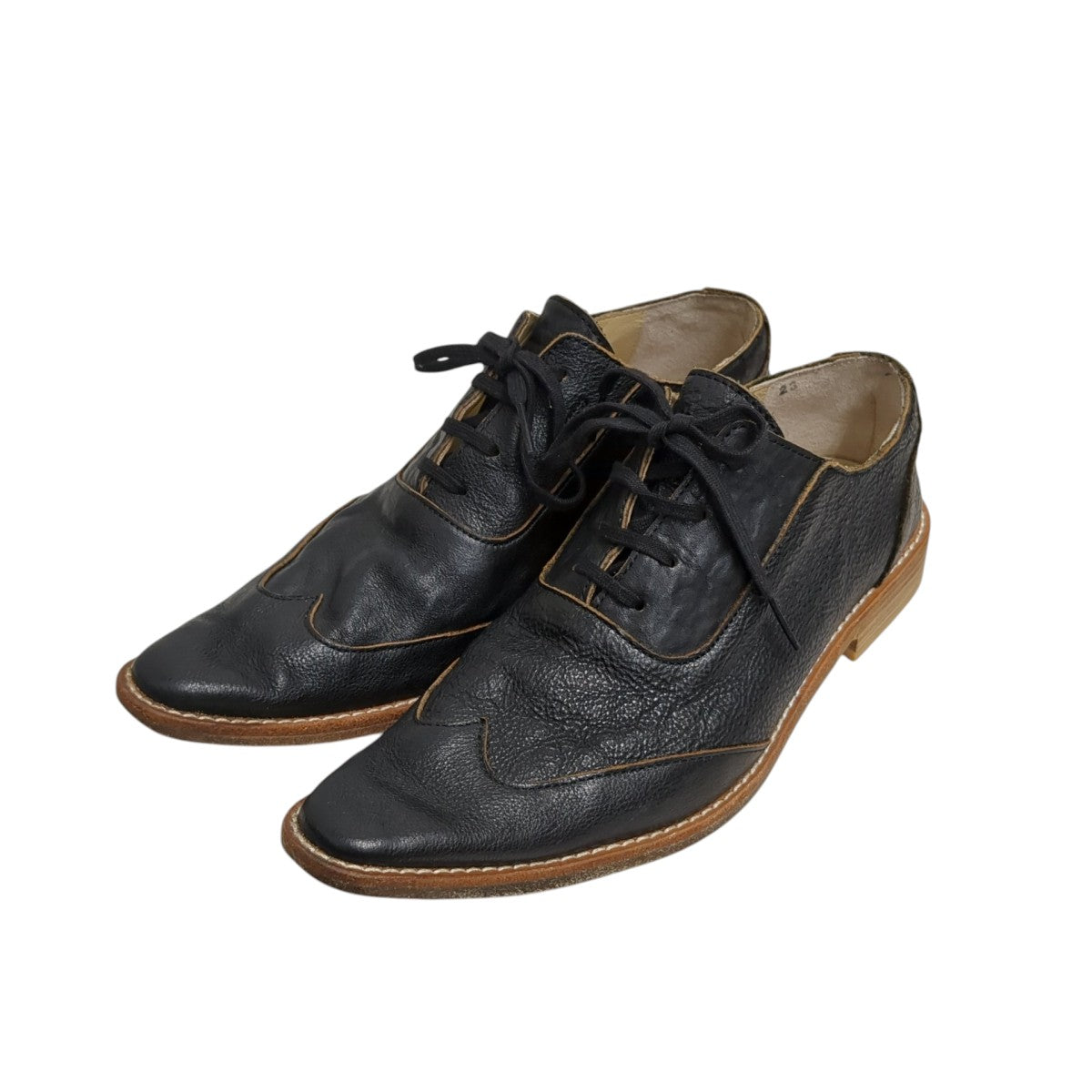 tricot COMME des GARCONS レザーシューズTD-K102 TD-K102 ブラック