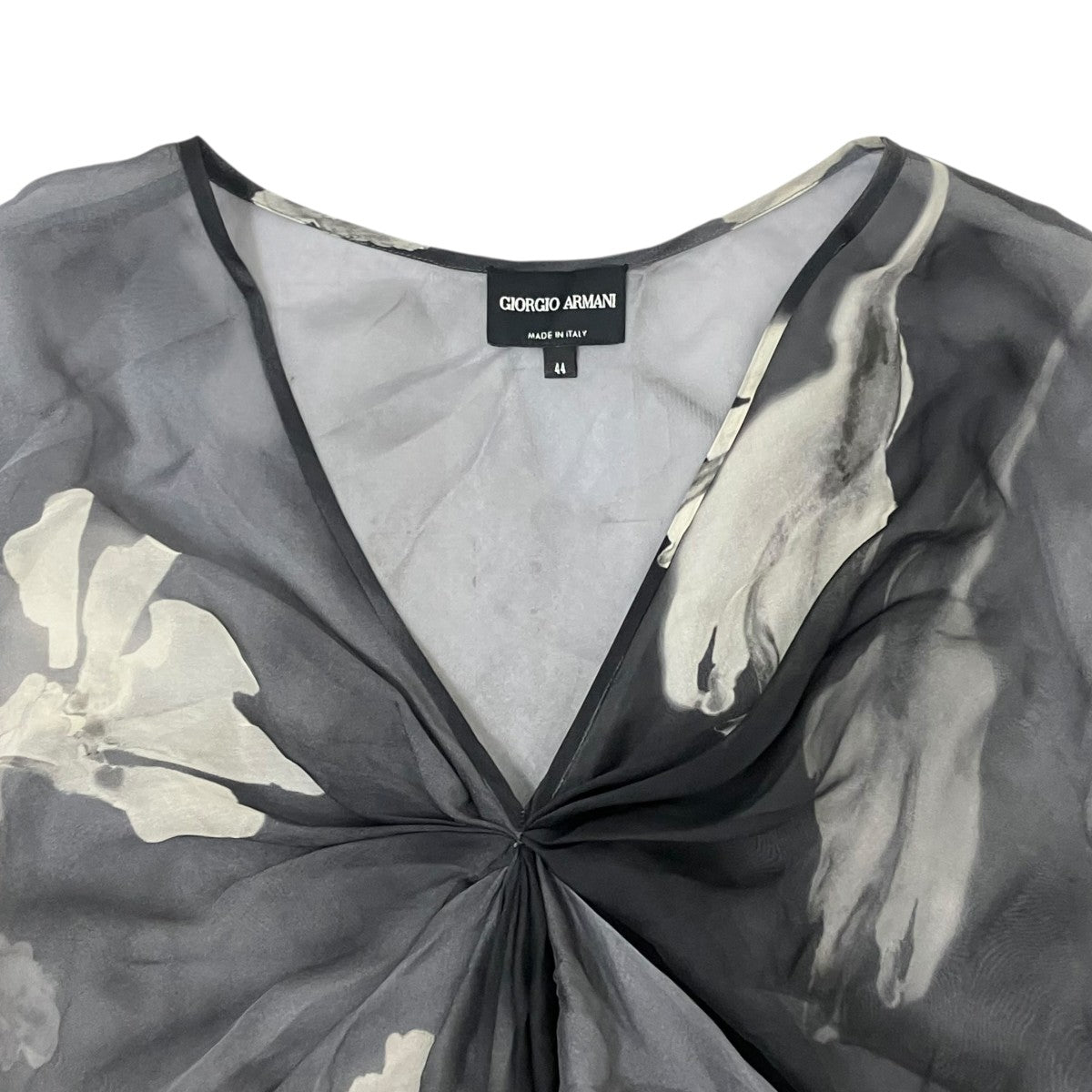 GIORGIO ARMANI シアーシャツ 古着・中古-3枚目のアイテム画像