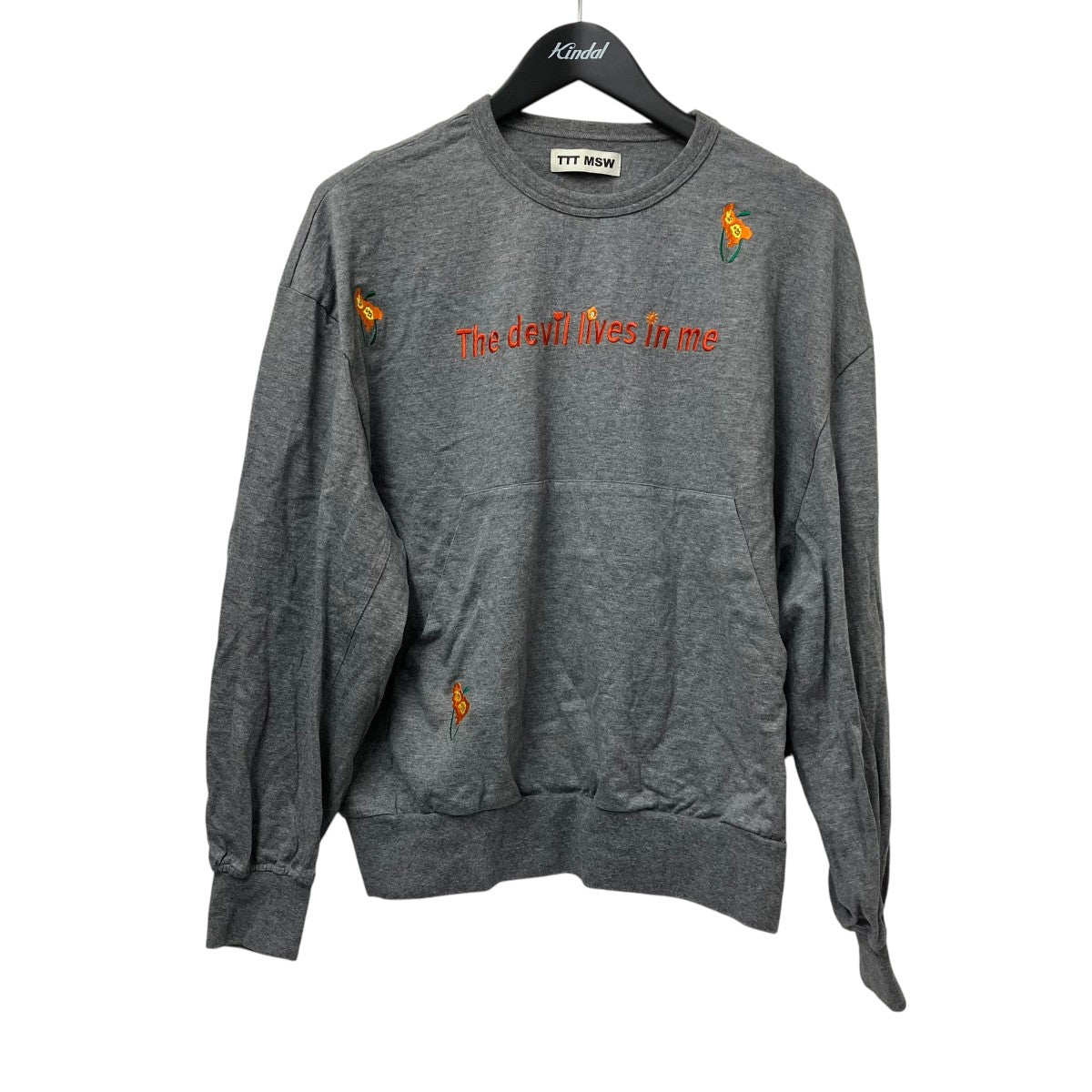 TTT MSW×BEAMS Flower EmbroideryロングスリーブTシャツTTT-2021SS-CT02 古着・中古-1枚目のアイテム画像