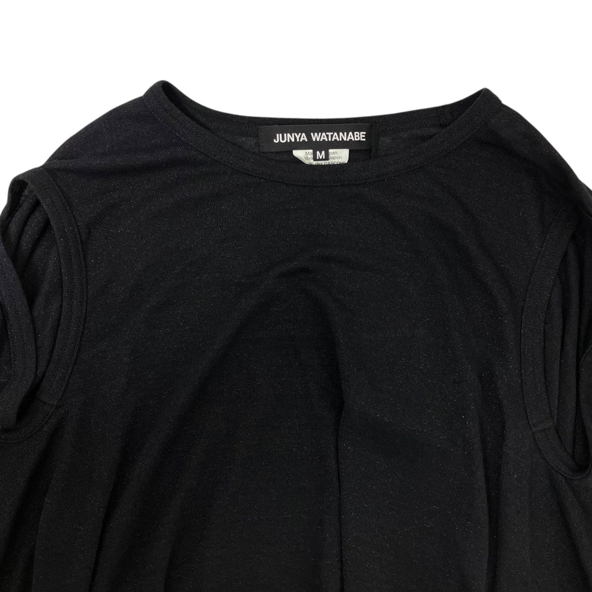 JUNYA WATANABE CDG 25SSノースリーブカットソーJO-T027 古着・中古-3枚目のアイテム画像