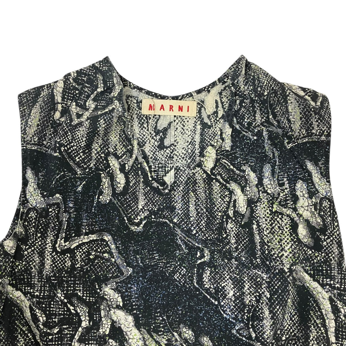MARNI パイソン柄ワンピース 古着・中古-3枚目のアイテム画像