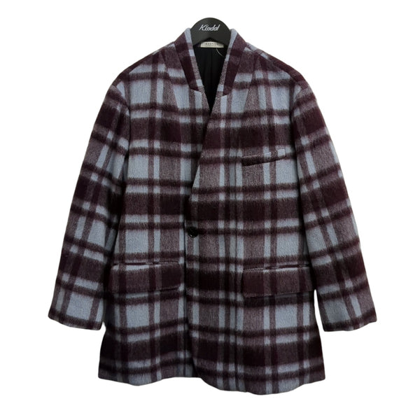 MACPHEE(マカフィー) シャギーチェックオーバージャケット12-07-15