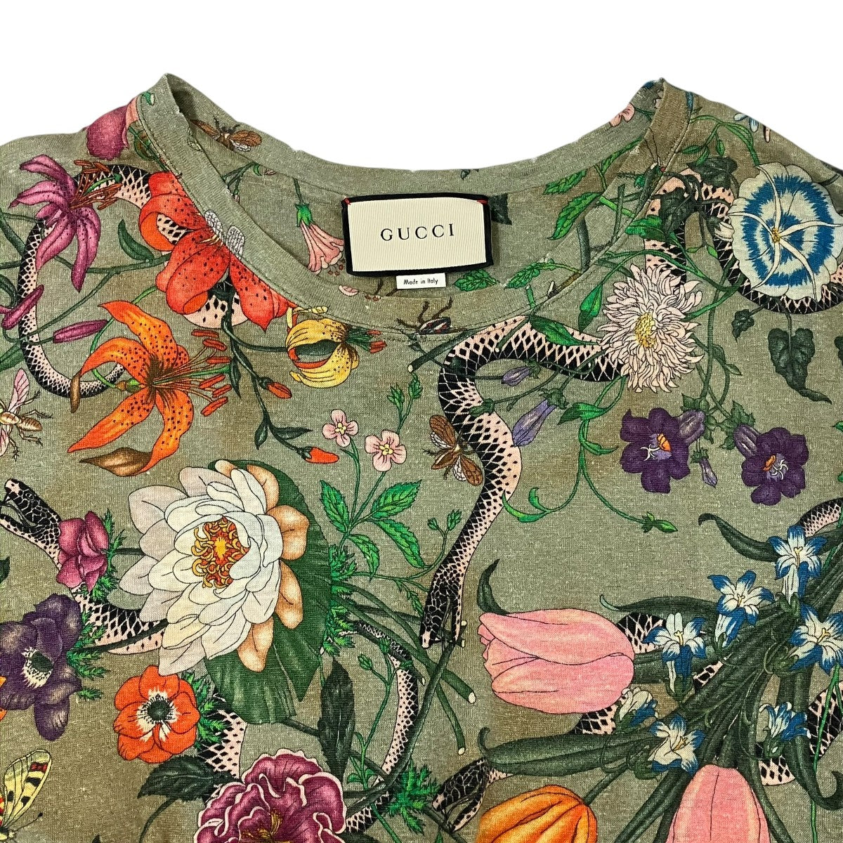 GUCCI(グッチ) 半袖Tシャツ グリーン サイズ XS|【公式】カインドオル GUCCI(グッチ) 半袖Tシャツ グリーン サイズ XS|【公式】カインドオル