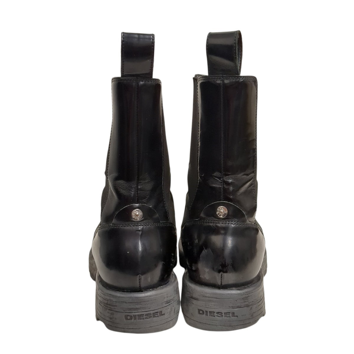 DIESEL D-HAMMERサイドゴアブーツ 古着・中古-2枚目のアイテム画像