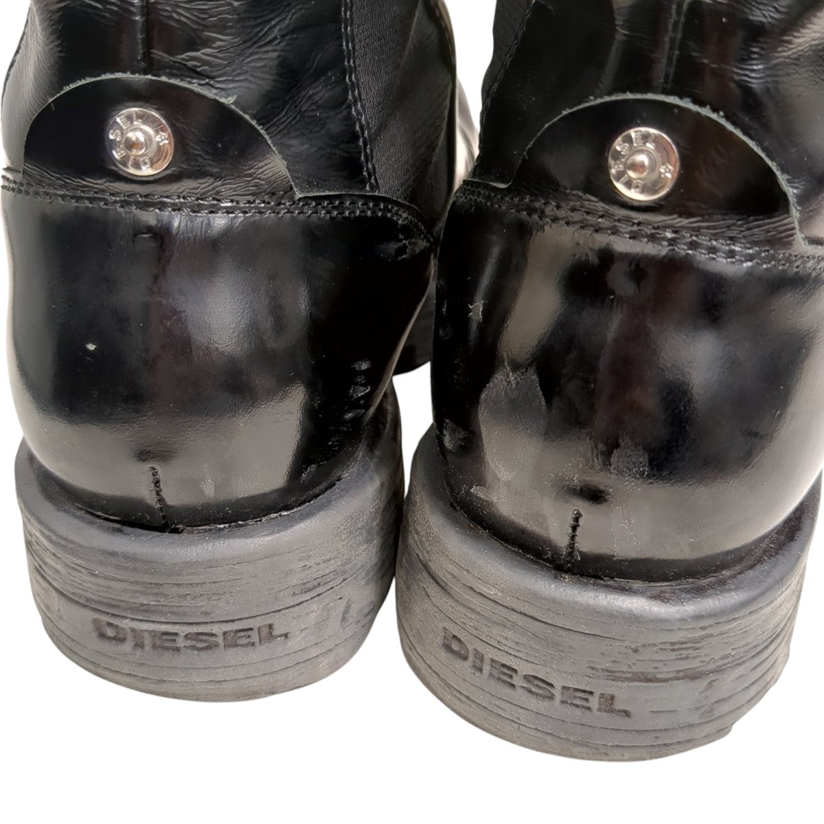 DIESEL D-HAMMERサイドゴアブーツ 古着・中古-8枚目のアイテム画像