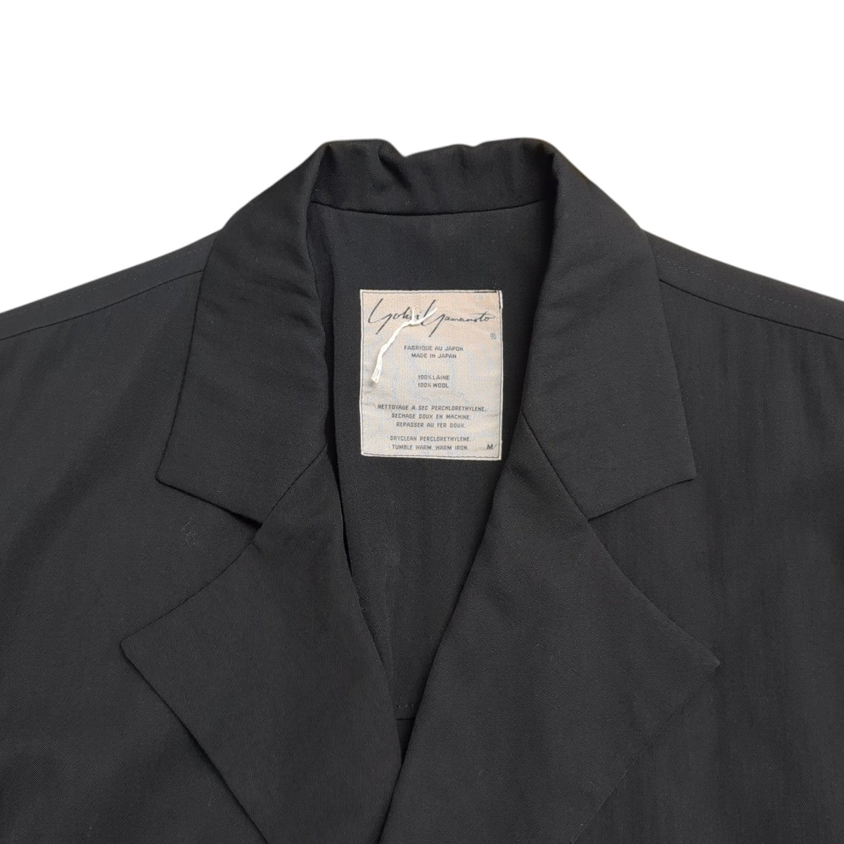 YOHJI YAMAMOTO(ヨウジヤマモト) 80sジャケット ブラック サイズ M