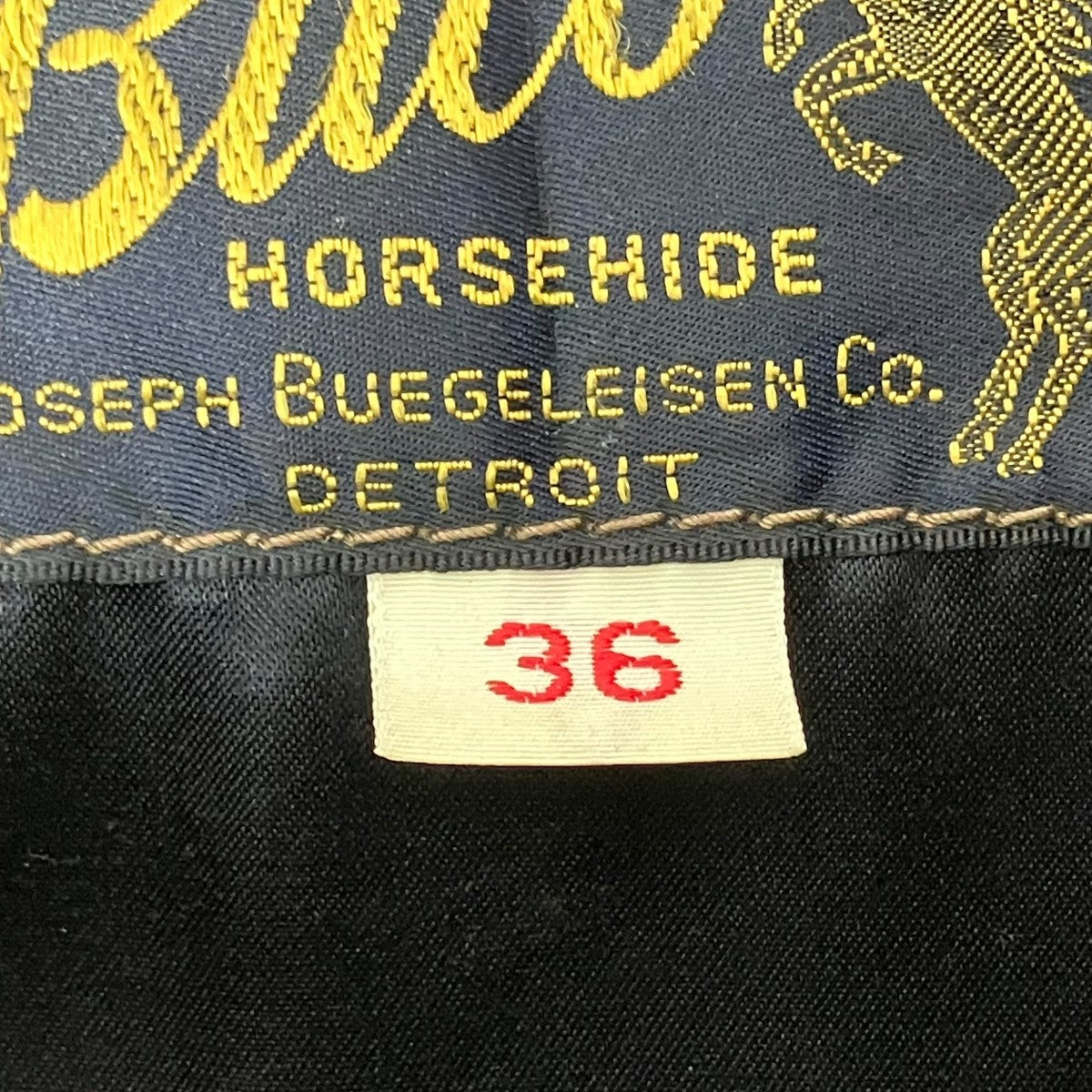 JOSEPH BUEGELEISEN  DETROIT J-100レザージャケット