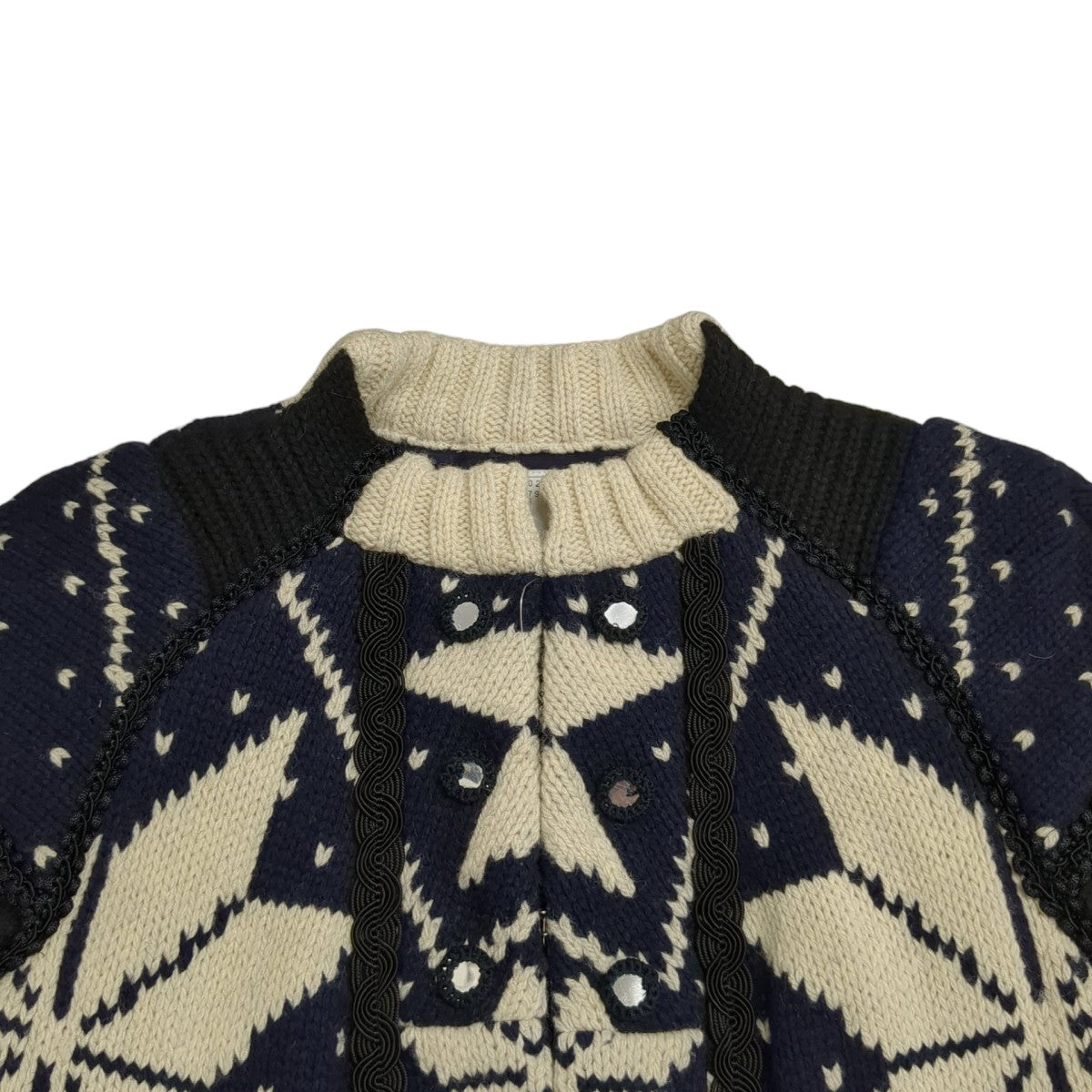 sacai(サカイ) ワンピース15-02311 15-02311 ネイビー×ホワイト サイズ