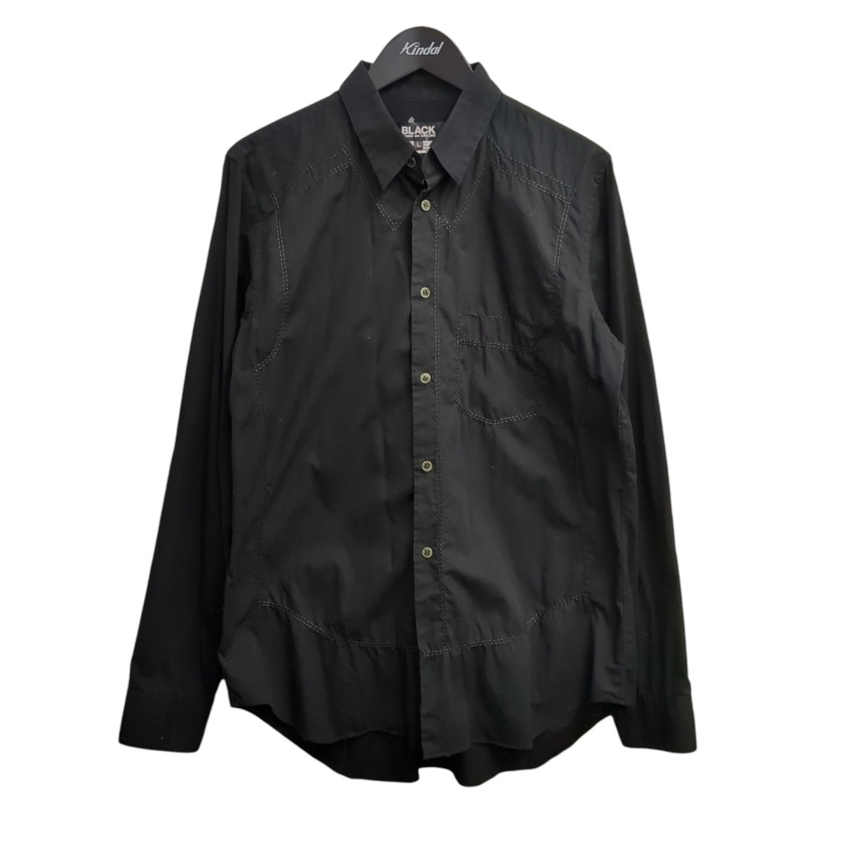 ブラック コムデギャルソン フロント バックル ハーネス ボンデージ シャツ BLACK COMME des GARCONS(ブラックコムデギャルソン) シャツ1N-B017 1N