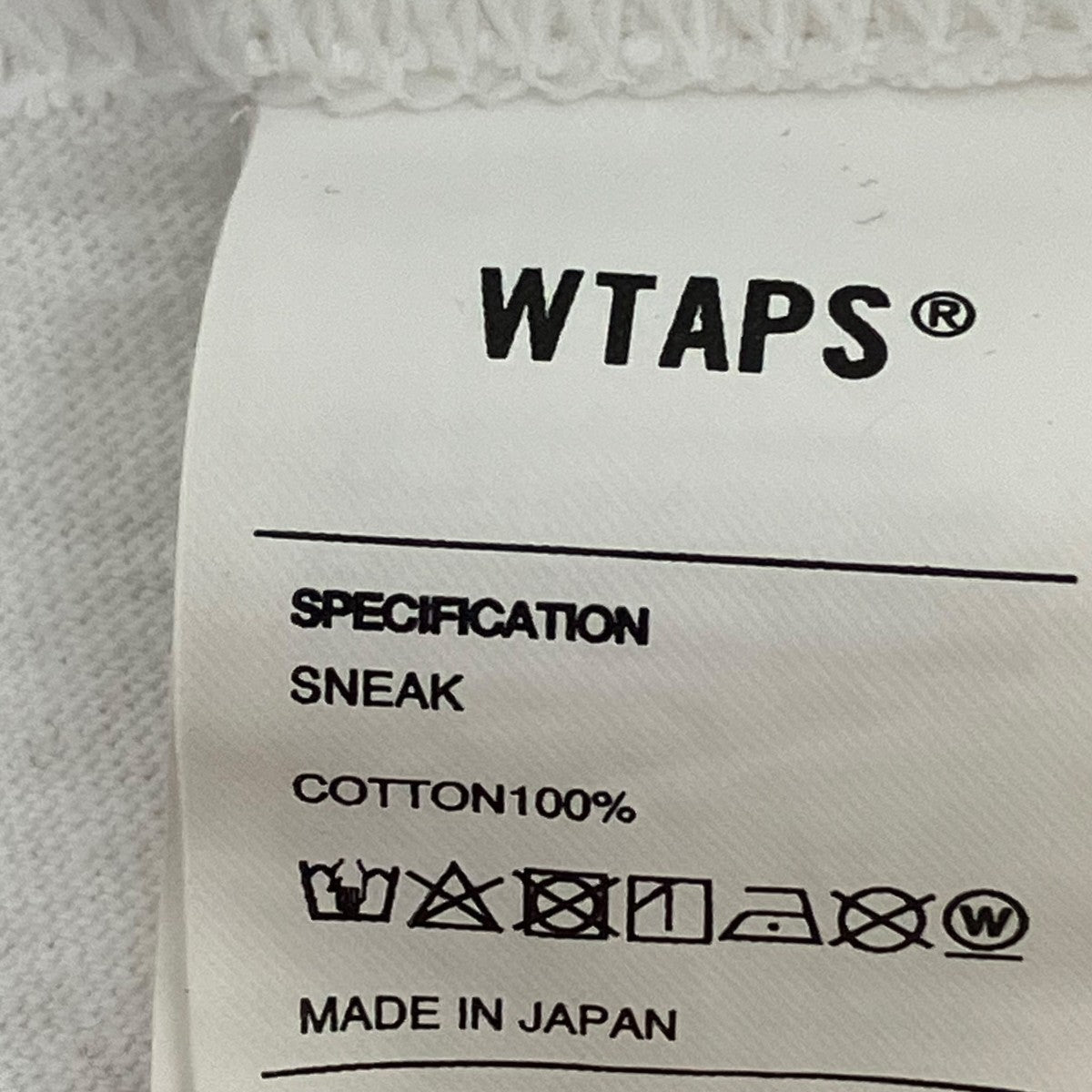 WTAPS SNEAKTシャツ 古着・中古-8枚目のアイテム画像