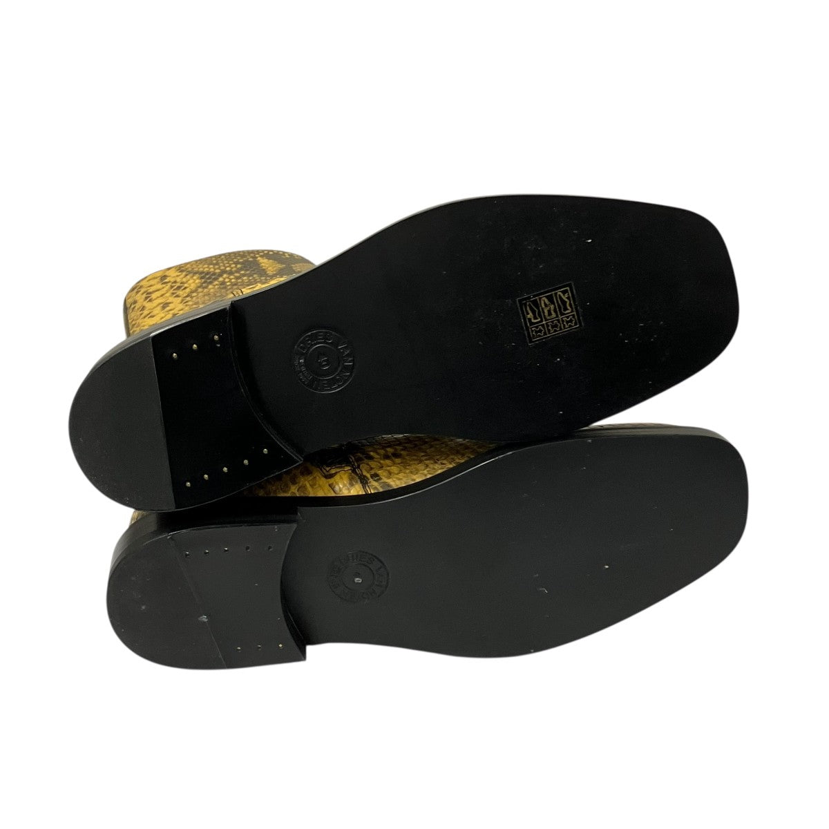 DRIES VAN NOTEN パイソンブーツDU896 古着・中古-7枚目のアイテム画像