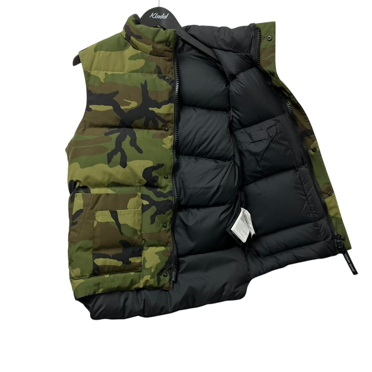 カナダグース　ダウンベスト　カーキ　Mサイズ　　4150M R Canada Goose Arctic Program ダウンベスト XS