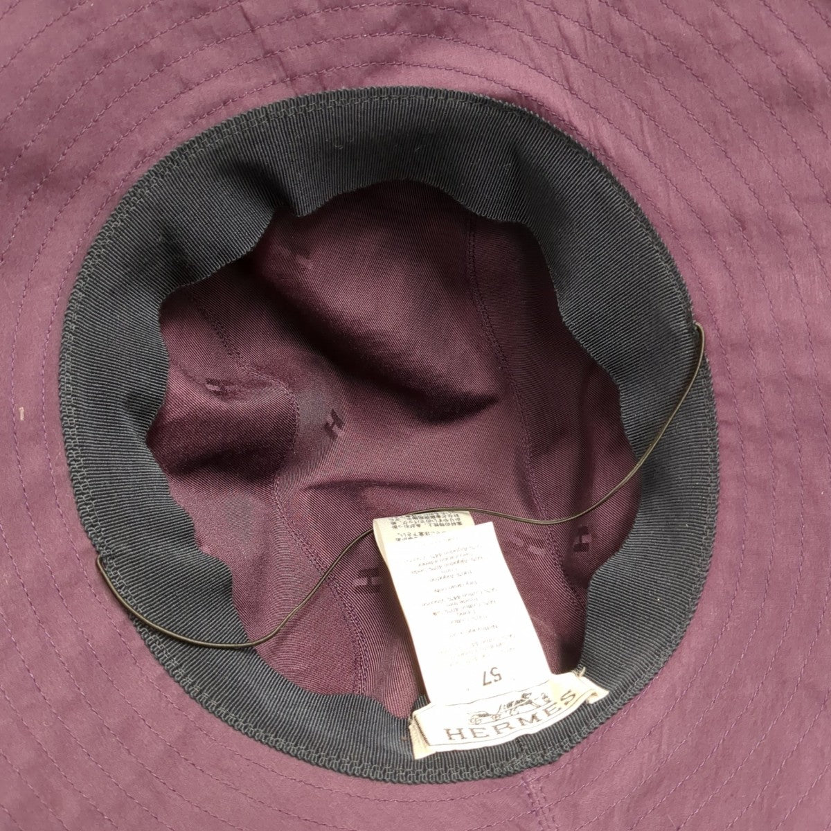 HERMES(エルメス) ハット ネイビー サイズ 57｜【公式】カインドオル