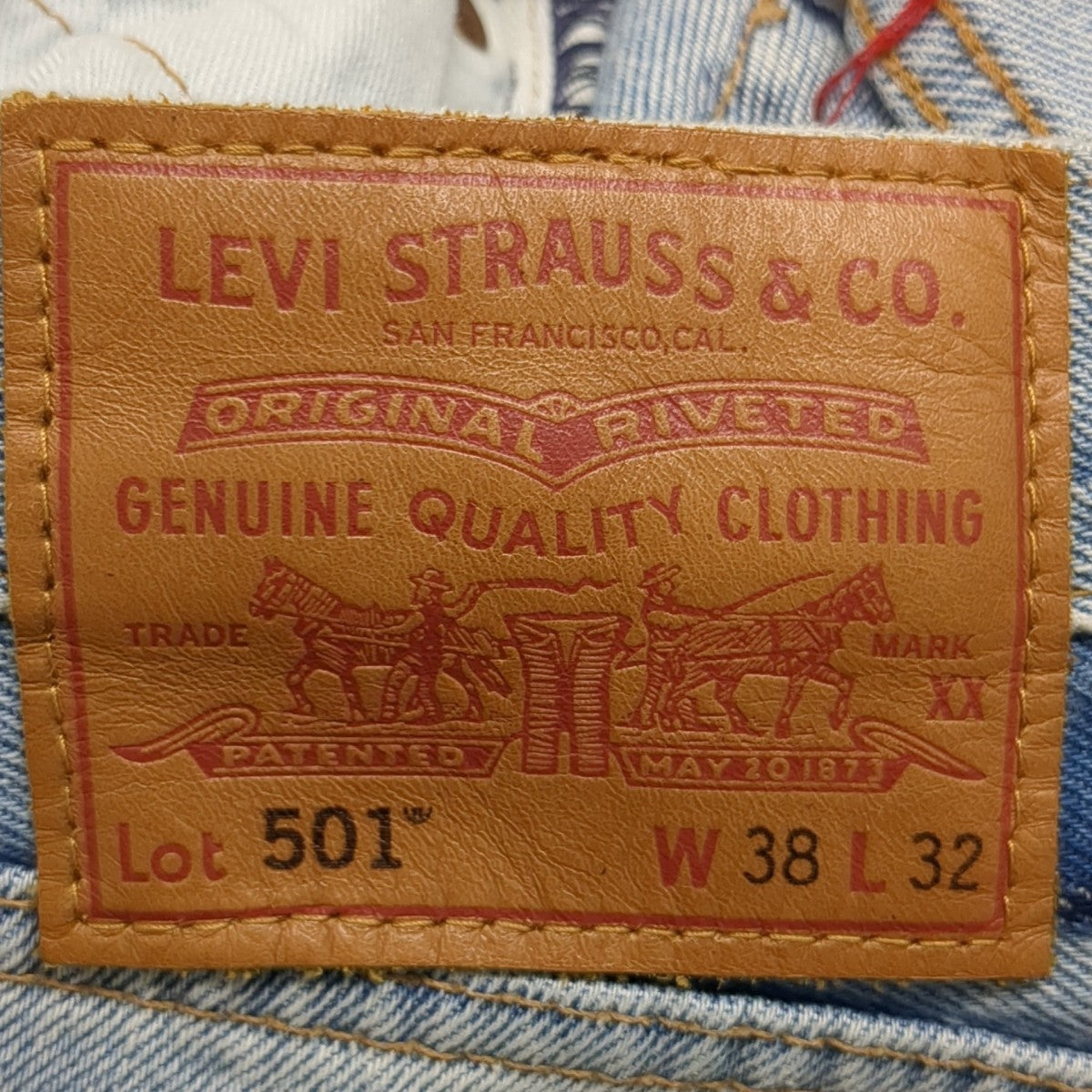 LEVI’S ×長谷川昭雄デニムパンツPC9-00501-3346 古着・中古-7枚目のアイテム画像