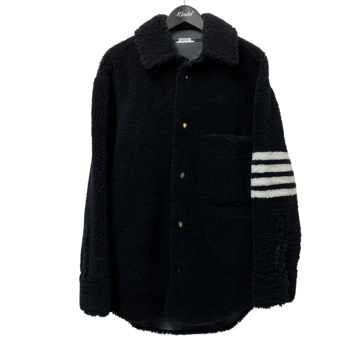 Thom Browne(トム・ブラウン) シアリング 4BAR オーバーサイズ シャツ