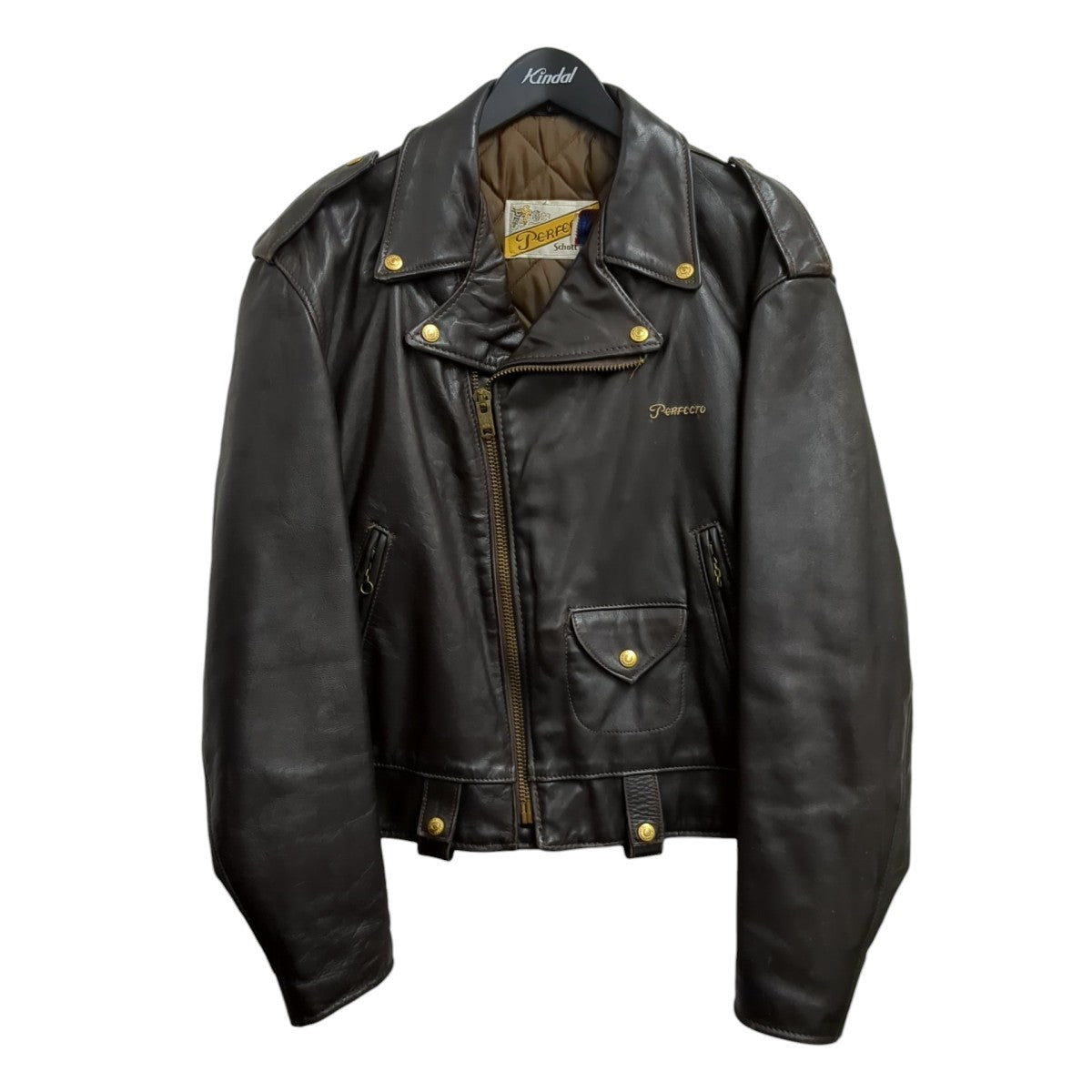 Schott(ショット) 80〜90s PERFECTダブルライダースジャケット ダーク