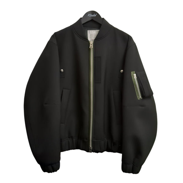 sacai(サカイ) 25SSSuiting Bonding BlousonMA-1ジャケット25-03583M