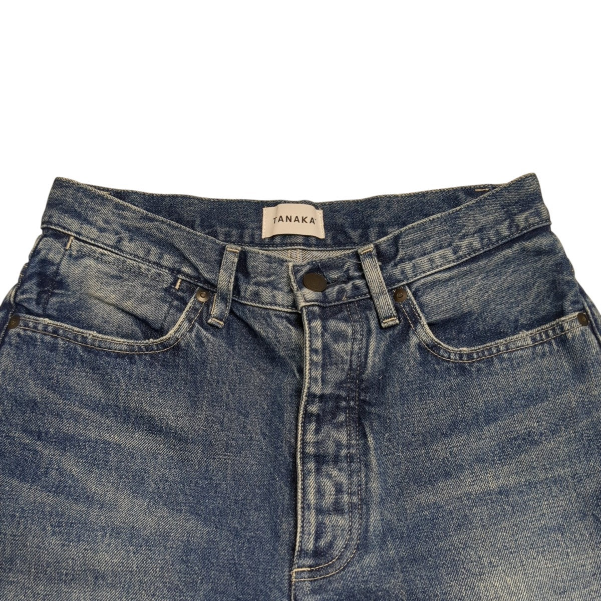 TANAKA THE CROP JEAN TROUSERSデニムパンツ 古着・中古-3枚目のアイテム画像