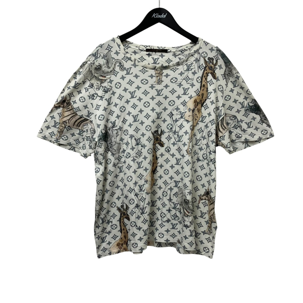 LOUIS VUITTON 17SSモノグラム アニマル チャップマン・ブラザーズ半袖TシャツRM171 古着・中古-1枚目のアイテム画像