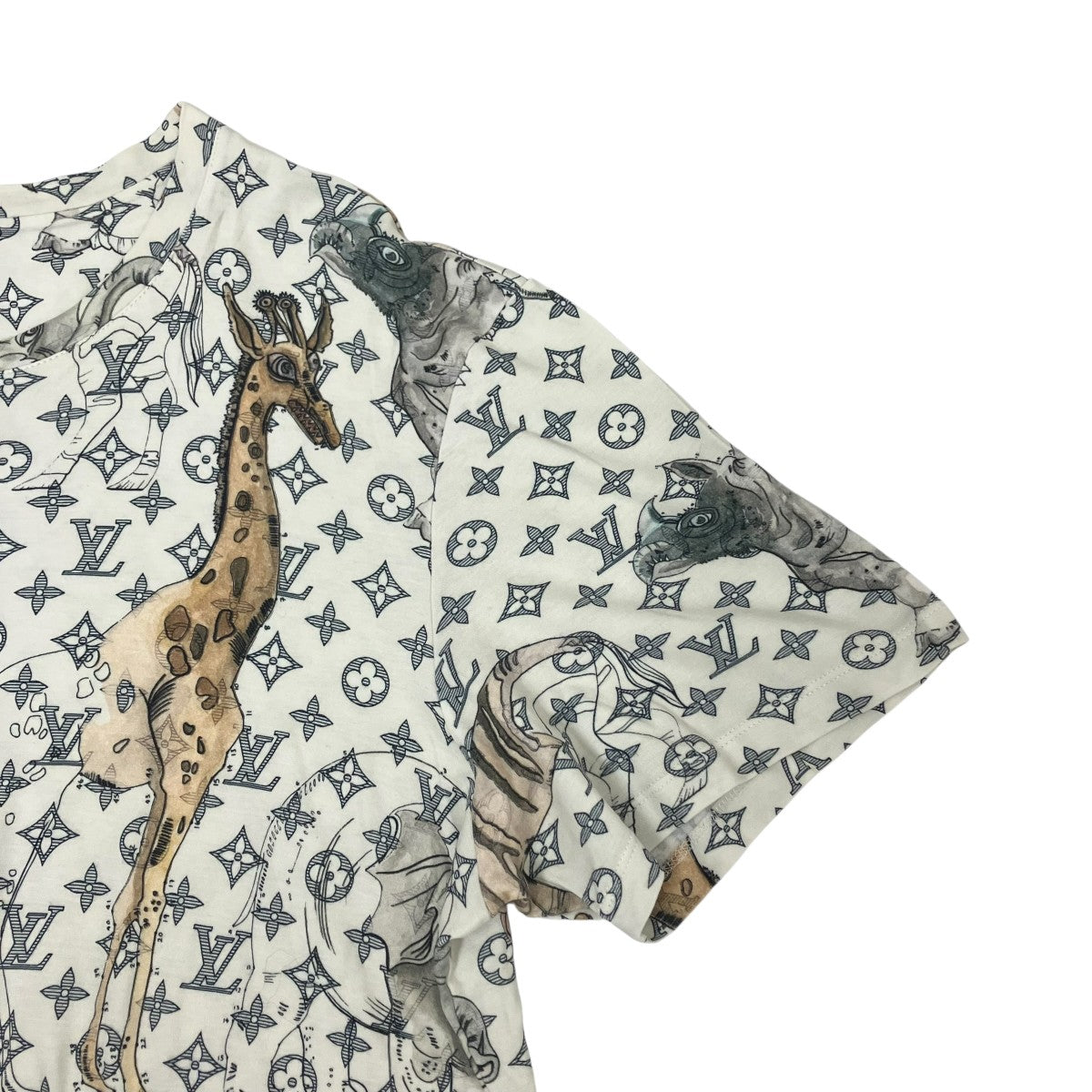 LOUIS VUITTON 17SSモノグラム アニマル チャップマン・ブラザーズ半袖TシャツRM171 古着・中古-5枚目のアイテム画像