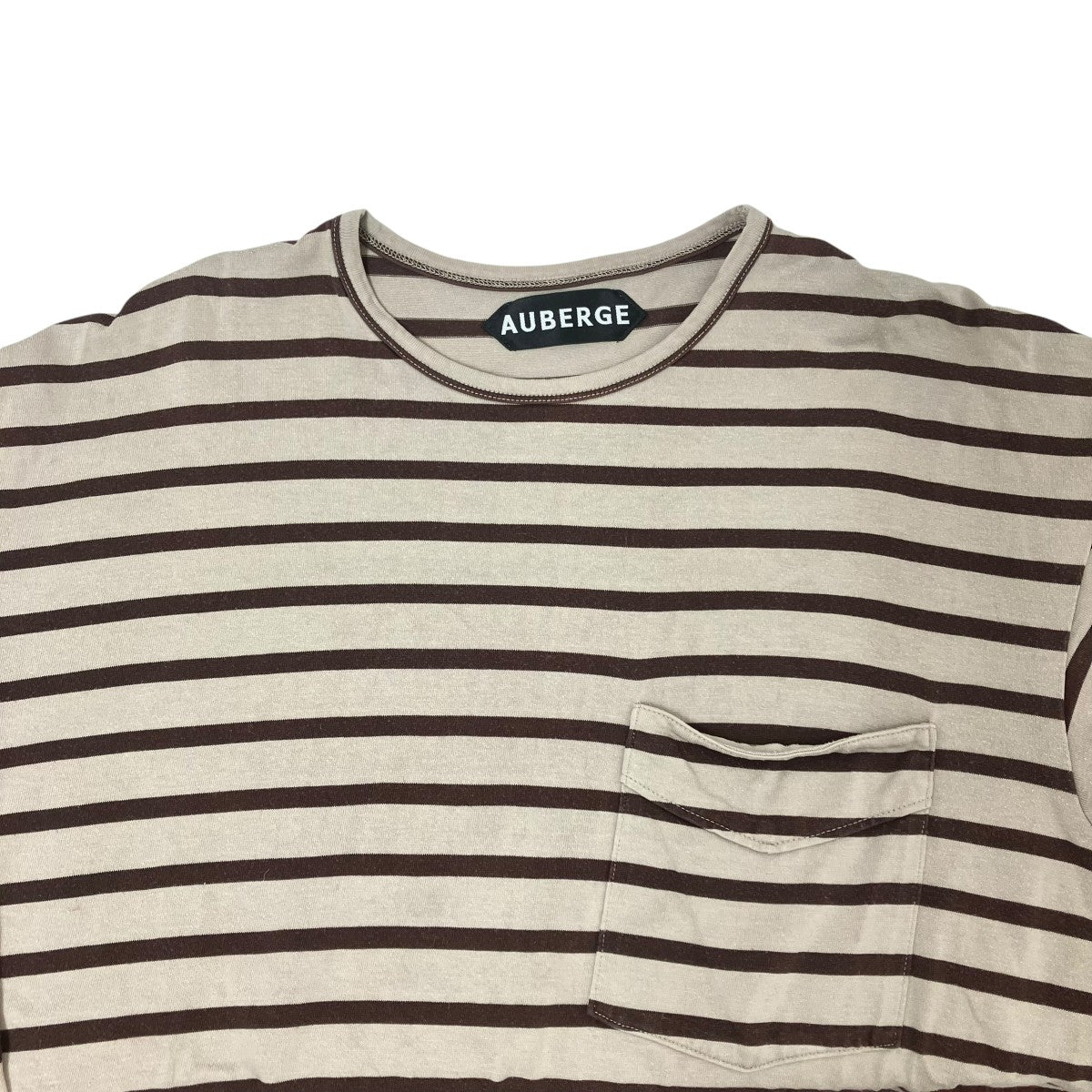 AUBERGE ボーダー半袖Tシャツ 古着・中古-3枚目のアイテム画像