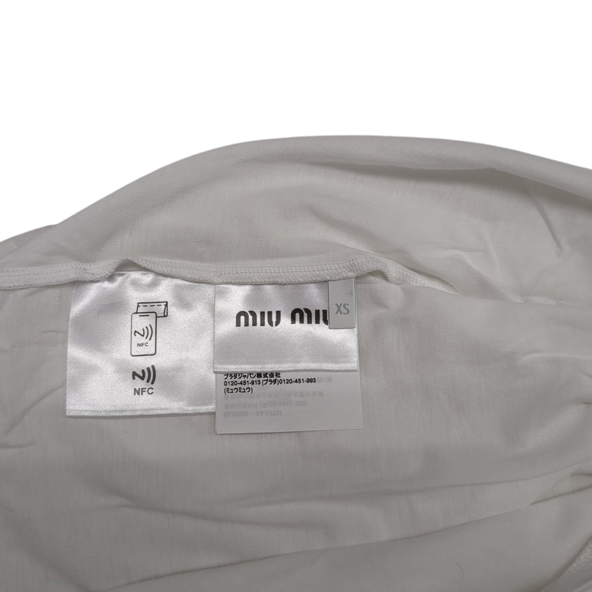 MIU MIU TシャツNJN553 古着・中古-6枚目のアイテム画像