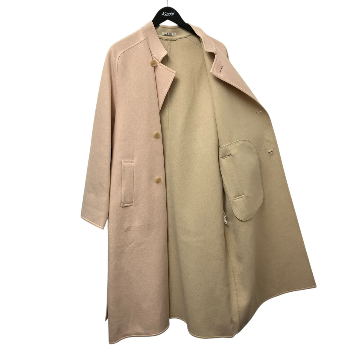 20AWSUPER FINE MELTON LONG COATコートA20AC03WM