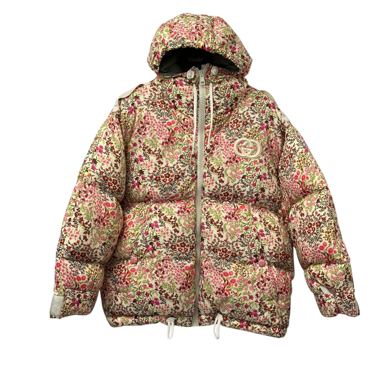 GUCCI(グッチ) 花柄ダウンジャケット722876 722876 ピンク×アイボリー