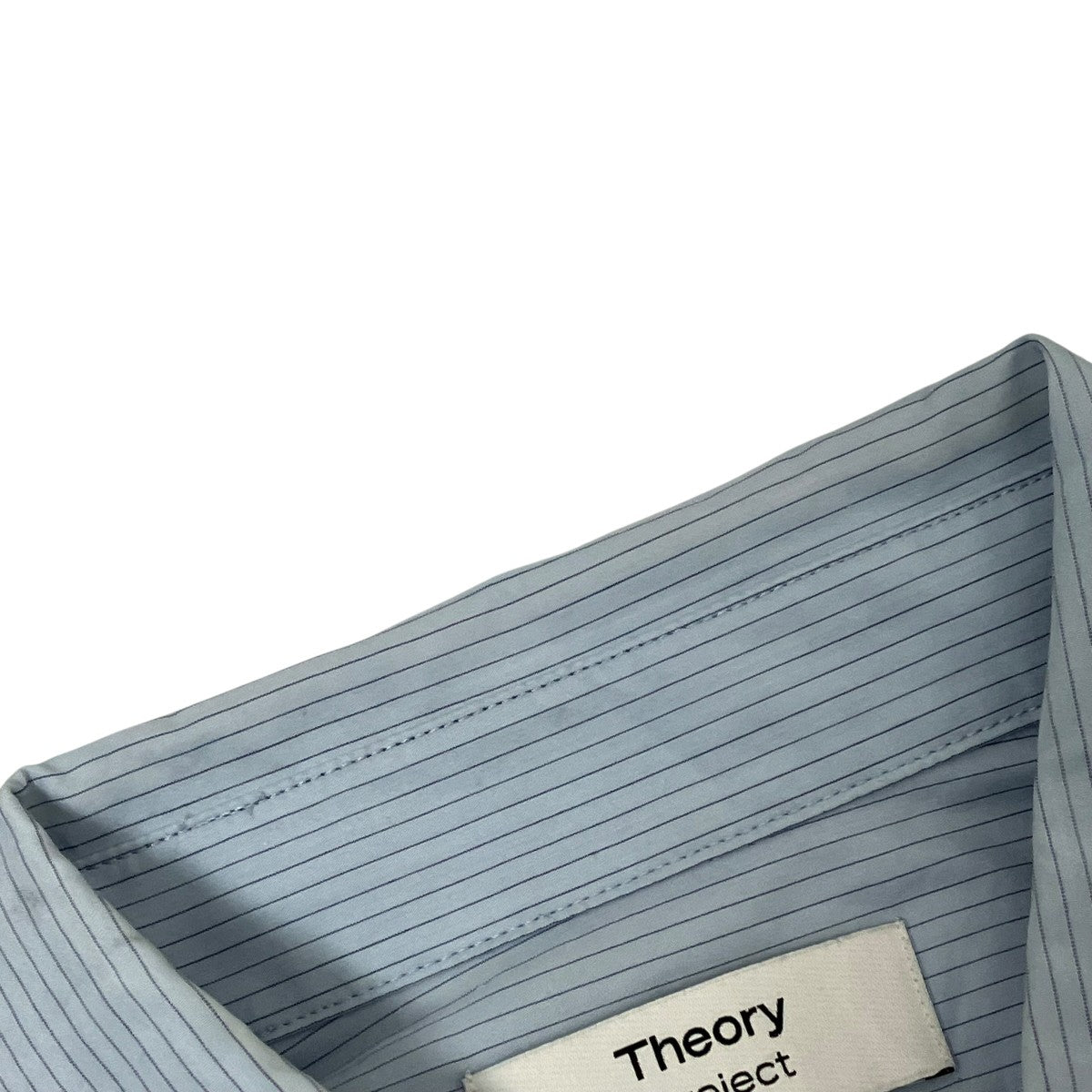 theory SLEEK MICRO STRストライプシャツ 古着・中古-6枚目のアイテム画像