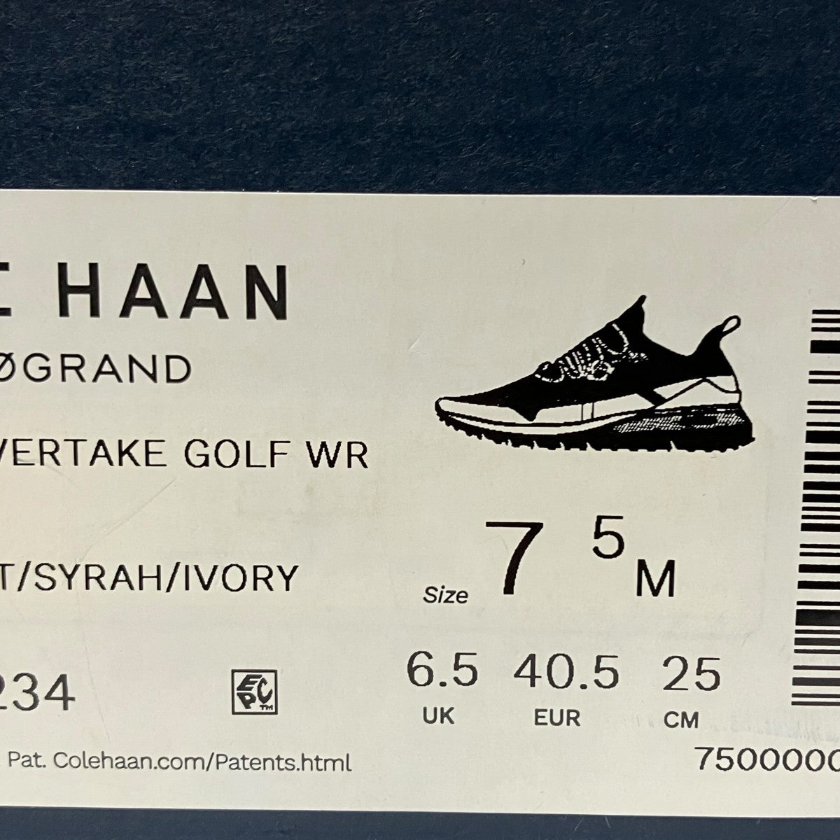 COLE HAAN ZEROGROUND OVERTAKEスニーカーC37234 古着・中古-9枚目のアイテム画像