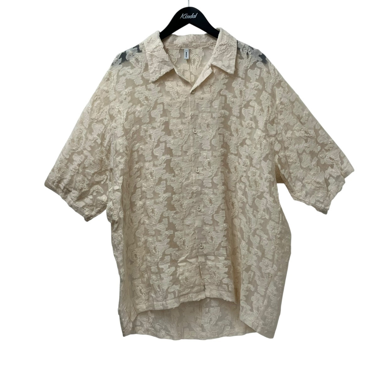 08sircus Paisley Jaquard back dolman split shirtオープンカラーシャツS24SS-SH04 古着・中古-1枚目のアイテム画像