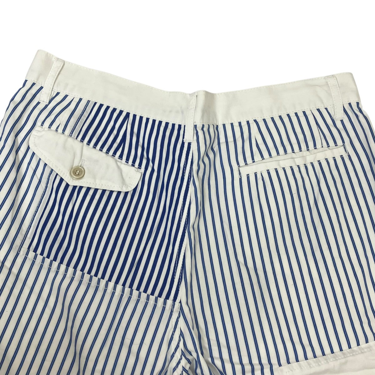 COMME des GARCONS SHIRT 25SSストライプ パッチワークハーフパンツFO-P002 古着・中古-5枚目のアイテム画像