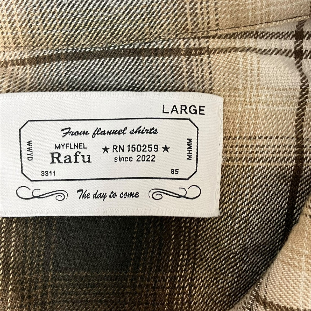 Rafu BOX SHORT-SLEEVE SHIRTS半袖シャツ 古着・中古-7枚目のアイテム画像