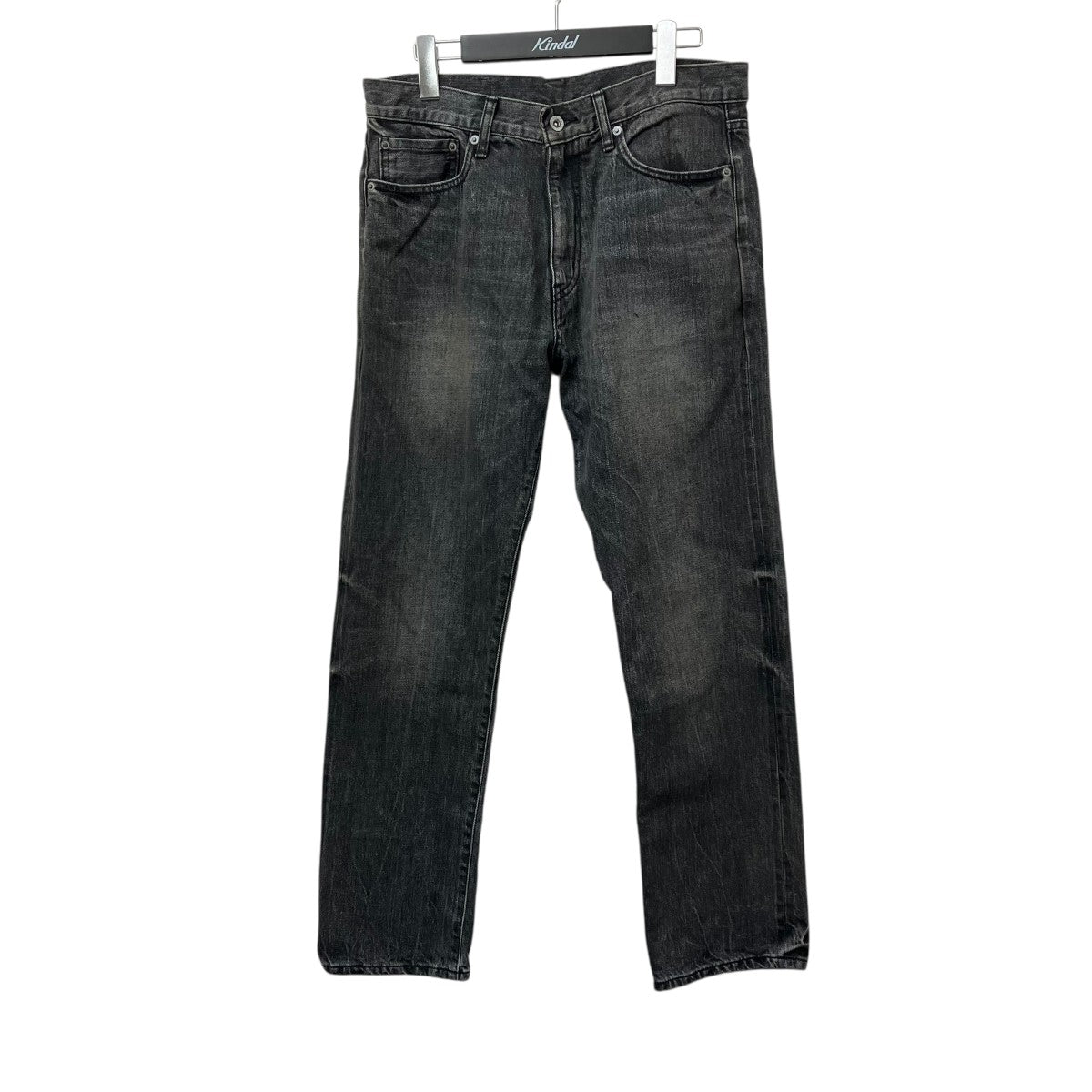 NEIGHBORHOOD BLACK DENIM WASHED SLIM STRAIGHT PANTSデニムパンツ252XBNH-PTM11 古着・中古-1枚目のアイテム画像