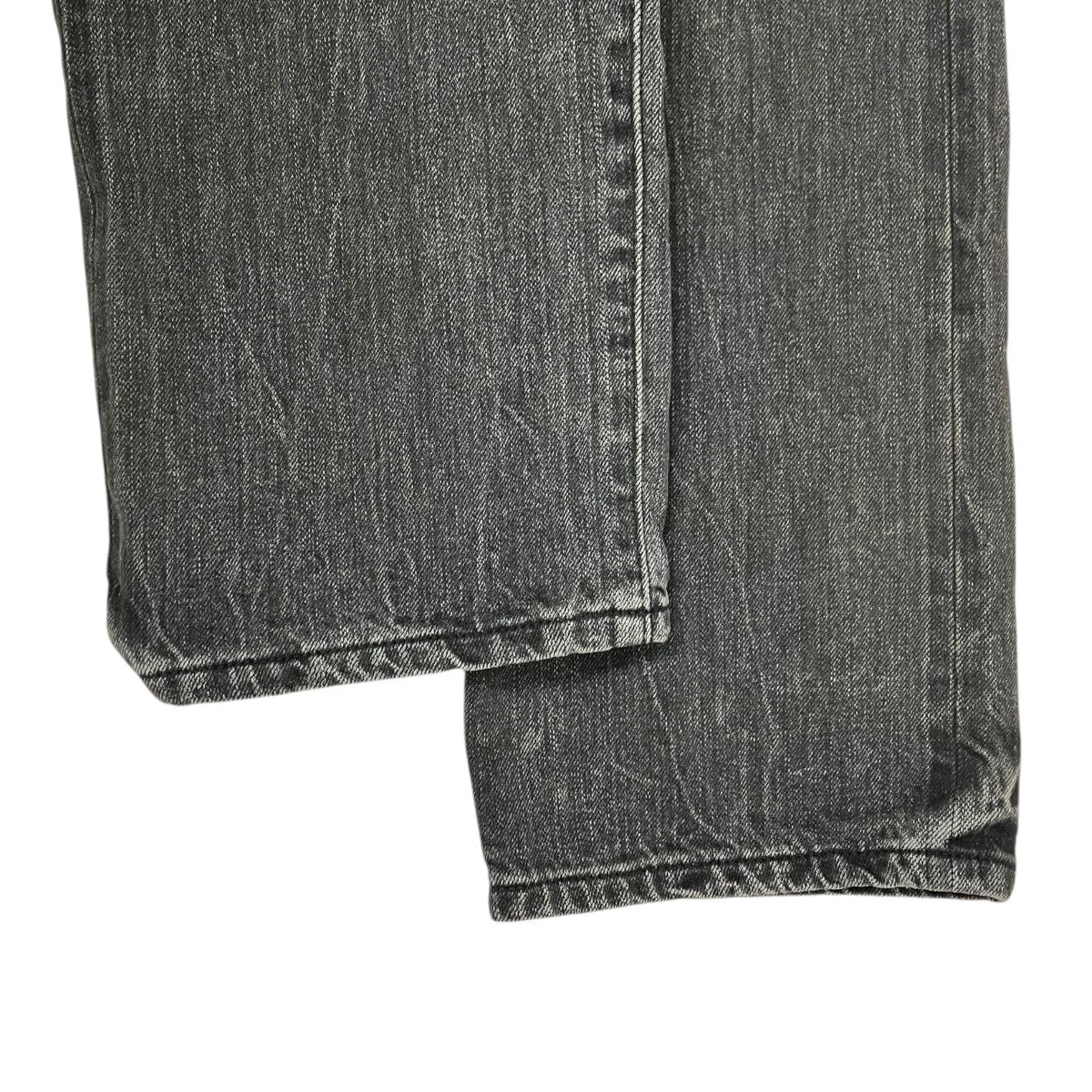 NEIGHBORHOOD BLACK DENIM WASHED SLIM STRAIGHT PANTSデニムパンツ252XBNH-PTM11 古着・中古-6枚目のアイテム画像