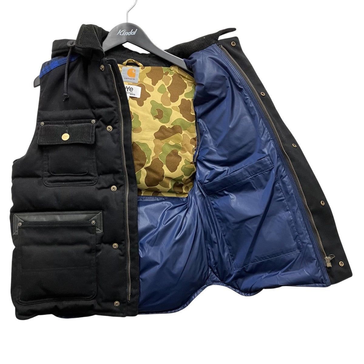 eYe COMME des GARCONS JUNYAWATANABE MAN×CarHartt ダウンベストWP-V901 古着・中古-6枚目のアイテム画像