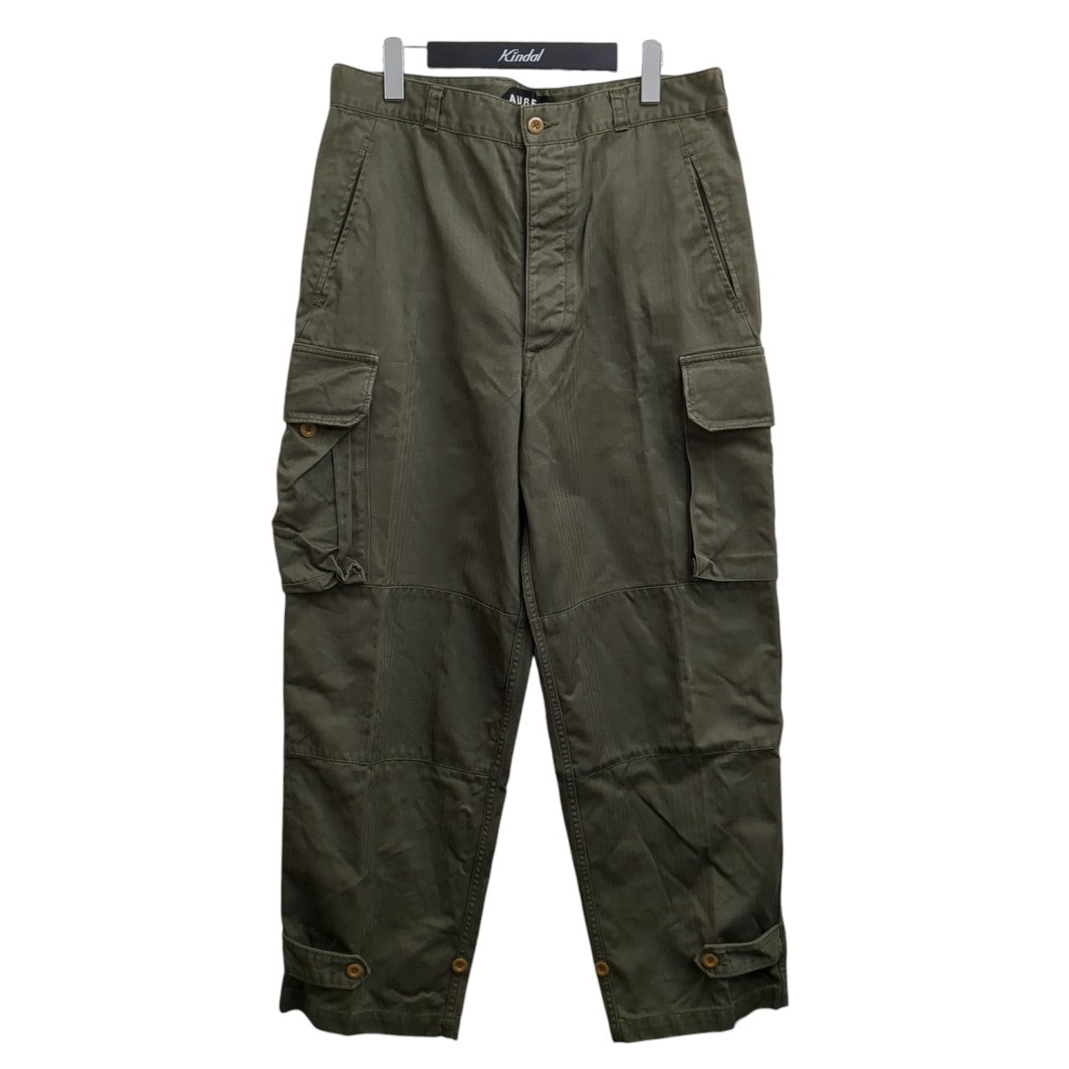 AUBERGE M-47 ヘリンボーンカーゴパンツ 古着・中古-1枚目のアイテム画像