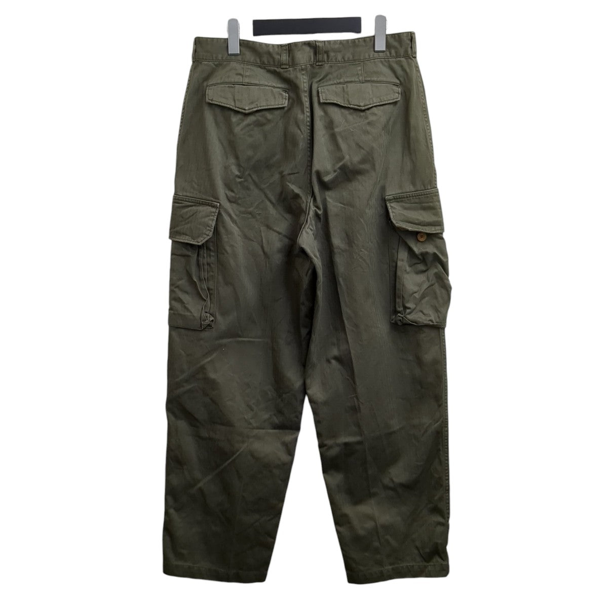 AUBERGE M-47 ヘリンボーンカーゴパンツ 古着・中古-2枚目のアイテム画像