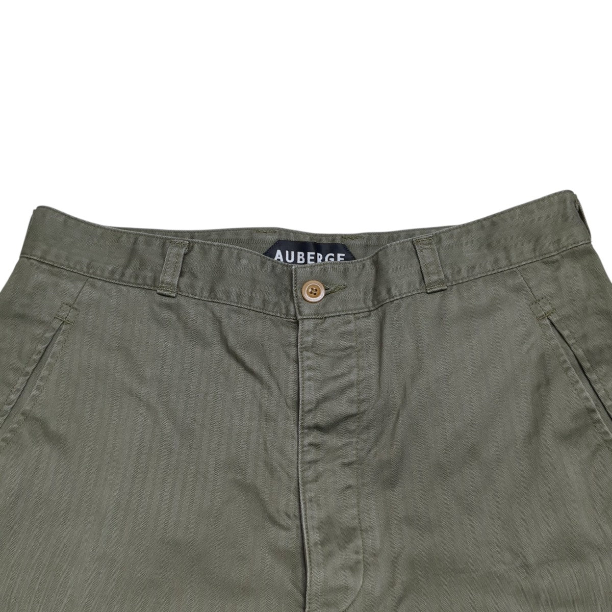 AUBERGE M-47 ヘリンボーンカーゴパンツ 古着・中古-3枚目のアイテム画像