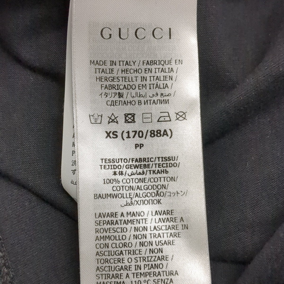 GUCCI Tシャツ616036 古着・中古-6枚目のアイテム画像