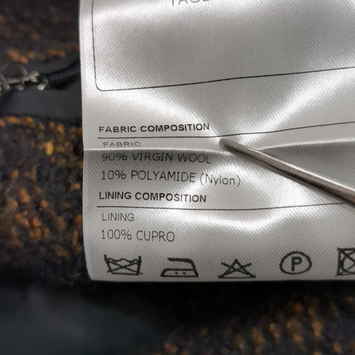 TAGLIATORE LARSウールコート 古着・中古-9枚目のアイテム画像